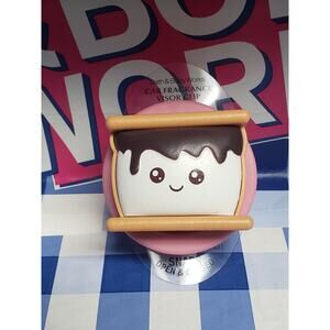 BBW Smores Car Fragrance Holder Visor Clip Vehicle Locker Home Scent Decor